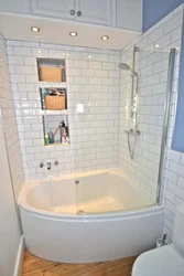 Small corner bath design