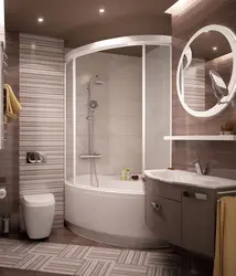 Small corner bath design