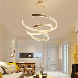 LED chandelier for the kitchen ceiling in the interior