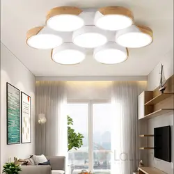 Люстраи LED барои шифти ошхона дар дохилӣ