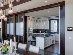 Kitchens with sliding doors design