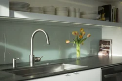 Glass Apron In The Kitchen Interior