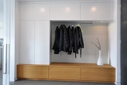 Wall cabinets hallway photo