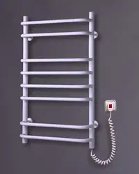 Electric heated towel rail for bathtub photo