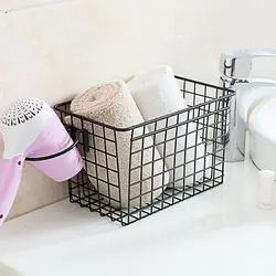 Baskets in the bathroom photo