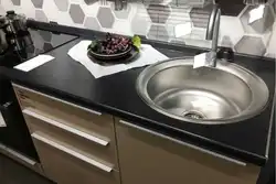 Столешница луна фото кухни