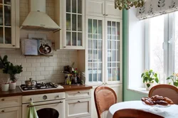 Small Provence kitchen photo design