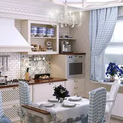 Small Provence kitchen photo design