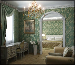 Классический Интерьер Гостиной Зеленый