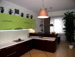Дызайн Кухні Зялёны Стол