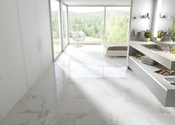 Porcelain stoneware 1200x600 in the kitchen interior
