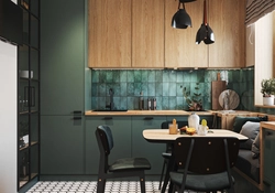 Ошхонаи сабзи IKEA дар акси дохилӣ