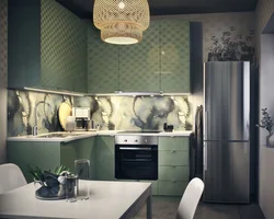Ошхонаи сабзи IKEA дар акси дохилӣ