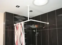 Штанга в ванную комнату фото