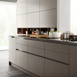 Handles for kitchen facades in the interior