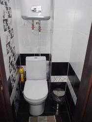 Design of a toilet with a bathtub with a boiler