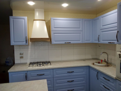 Kitchen interior cedar