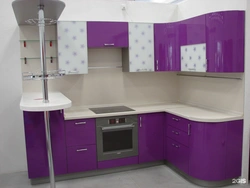 Corner Kitchen Purple Photo