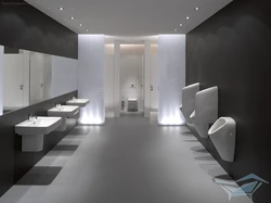 Bathroom design with urinal