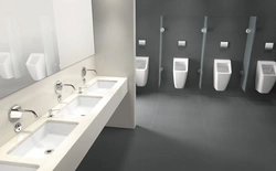 Bathroom design with urinal