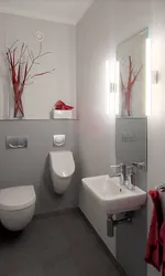 Bathroom design with urinal