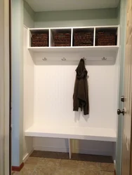 Hallway Design With A Niche For A Closet