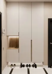 Hallway design with a niche for a closet