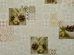 Wallpaper for kitchen vinyl photo