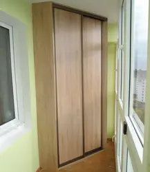 Угловой шкаф на лоджию фото как