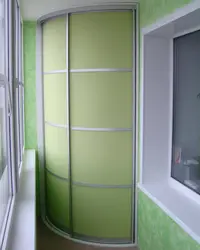 Угловой шкаф на лоджию фото как