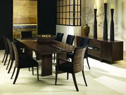 Kitchen table in the living room photo