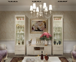 Showcase in the living room in a modern style photo