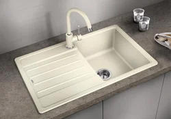Mətbəx fotoşəkili üçün keramika lavabo