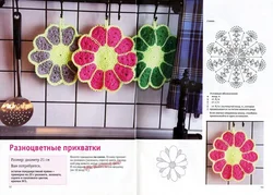 Прыхваткі для кухні кручком фота і схемы