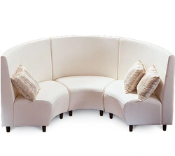 Round sofas for the kitchen photo