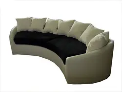 Mətbəx fotoşəkili üçün dəyirmi divanlar