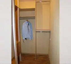 Dressing room in the hallway of Khrushchev photo