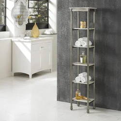 Bathroom shelves design