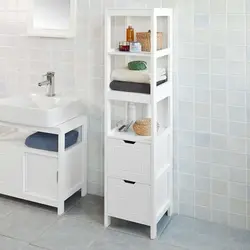 Bathroom shelves design