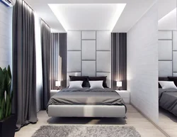 High tech in the bedroom interior