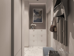 Taupe in the hallway interior