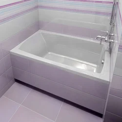 Bath 120x70 in the bathroom interior