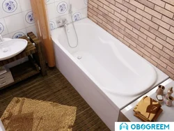 Bath 120x70 in the bathroom interior