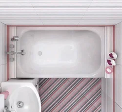 Bath 120X70 In The Bathroom Interior