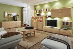 Caramel living room photo