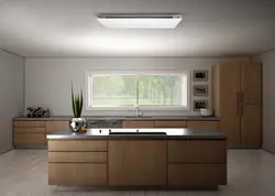Kitchen hood through the window photo