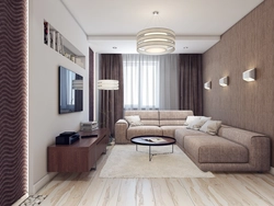 Living room with 4 doors design