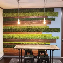 Moss design in the kitchen