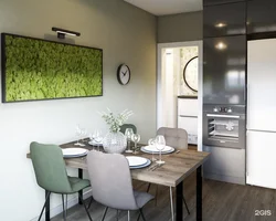 Moss design in the kitchen