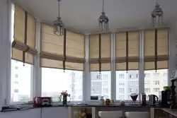 Roman Blinds In The Apartment Photo